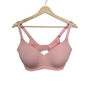 Honeylove Silhouette Bra Rose Pink Wireless Supportive 36DD/E